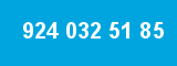 924 032 51 85 924 032 51 85